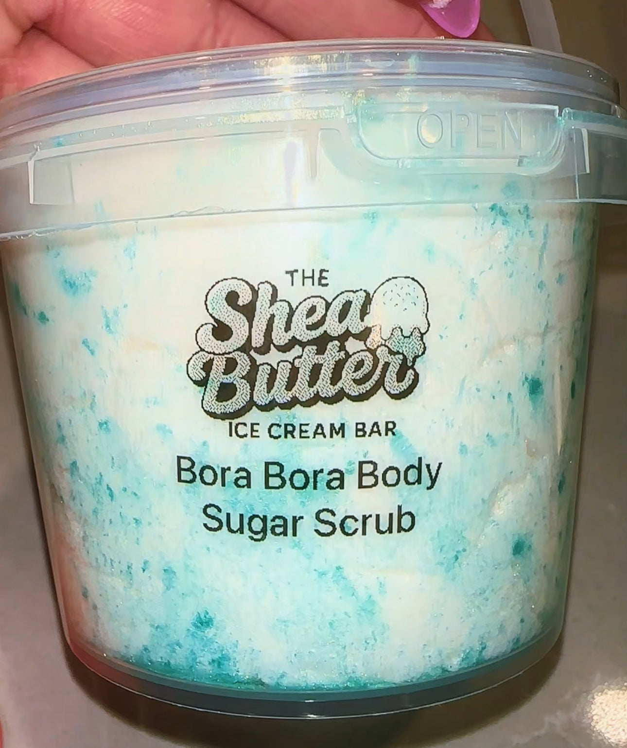 10oz Body Sugar Scrub Tote buckets