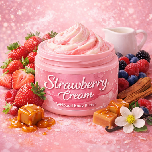 Strawberry Cream 4oz body butter