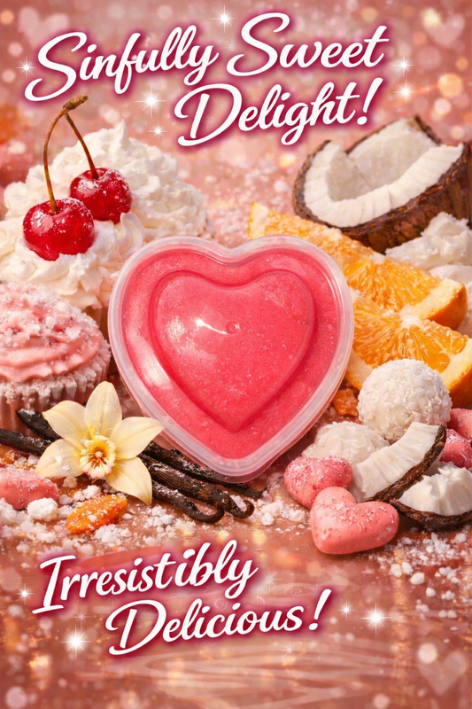 Valentines Day Heart Sugar Scrubs 6oz